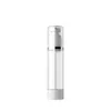 300pcs 15ml 30ml 50ml Empty Plastic Cosmetic Bottle Travel Liquid Bottles Transparent Airless Pump Vacuum Container