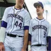 GlaC202 NCAA College Washington Huskies Béisbol Jersey cosido 44 Joe Wainhouse 12 Kaiser Weiss 7 Braiden Ward Willie MacIver AJ Graffanino