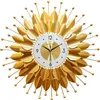 벽시계 북유럽 고급 금속 현대 대형 금 시계 3D 간단한 아트 시계 Horloge Murale 홈 장식 FZ2952055