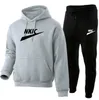 Designer de moda homens roupas esportivas trajes jogging pulôver tracksuit marca carta impressão casual hoodie sportswear + calça 2pcs set