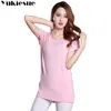 Plus Größe XXXL T-Shirt Frauen Sommer Stil Fledermaus Kurzarm rückenfrei sexy T-Shirt Top T-Shirt weibliche Tops Shirts rosa schwarz 210412