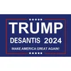 Bandiere personalizzate Trump Desantis 2024 Make American Great Again 3X5FT, bandiere per interni ed esterni in poliestere 100D pubblicitarie all'ingrosso 150x90 cm con stampa a colori