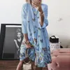 Jurken voor vrouwen Holiday Style Feminino Print Casual Plus Size Ladies Boemian Sundress Summer Dress 2022