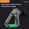 Herall Professional Massage Gun Deep Muscle Fascia Body Body Relangation Neck Shant Нога плечо плечо.