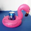 PVC şişme bardak tutucu Flamingo coaster şişme su ürünü Yüzen içecek bardaklığı