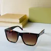 Gold Metal Square Okulary Gray Stripe Ramki Szary Gradient Obiektyw Męskie Okutek Okulary Okulary 4367 Logo Detal Occhiali Shopping Da Sole Nowy Z Pudełkiem