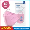 Kn95 dust masks breathable and comfortable 3D fit fish-shaped willow-shaped double-layer meltblown adult mask unisex
