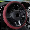 Car Steering Wheel Leather Braid Cover For Fiat Fiorino 595 500 500S Toro Fullback Aegea 500X Argo 500L 124 695 FCC4 500e J220808