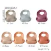 7 cores em estoque Silicone bibs para crianças recém-nascido bebê alimentação de mesa utensílios de mesa waterproff baby toddler