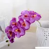 Seidenorchideen, gefälschte Einzelstiel-Vanda-Phalaenopsis-Oncidium-Mottenorchidee für Hochzeit, Zuhause, künstliche dekorative Blumen