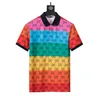 2022 Designer Stripe Polo T-shirts Polos Snake Bee Floral Mens High Street Fashion Horse Polo T-shirt Luxury P00032