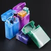 Plast Separera Flip Cover Cigarettfodral Portable Cigarettes Box Cigaret Container Multifunktionell förvaringsbox ZL1165