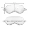 Sleep Masks Double sided pure color natural mulberry silk shading Eye Mask eye shield