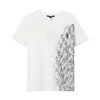 Męskie koszulki projektant 22SS mans wiosna lato duże gradientowe drukowanie liter Tee t shirt modne bluzy mężczyźni kobiety dorywczo bawełna czarny D NPU7