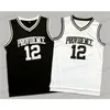 Nikivip 2020 novo deus Shammgod #12 Providence Men Jerseyy Jerseys Black White Stitiched Basketball Shirts College Jersey