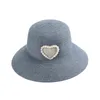 Wide Brim Hats Straw Sun For Women Elegant Panama Cap With Dot Ribbon Floppy Summer Outdoor Travel Bucket Hat Japan StyleWide WideWide Wend2