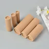 Kraft -dozen Kapbordbuizen Paper containers Tea Coffee Crafts voor potloden thee Cosmetisch vaartuig