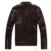 men039s Jacken Männer Mode PU Leder Jacke Frühling Herbst Britischen Stil Motorrad Männlichen Mantel Schwarz Braun M3XL11 r1r84209084