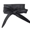 Belts Fashion Women PU Leather Bowknot Belt Decoration Soft Waistband Bow Wild Wide Waist Girdle Luxury