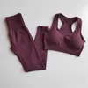 2 Pcs Energy Seamless Yoga Set Workout Clothes For Women Padded Sports Bra+Sport Leggings Outfit High Fitness Gym Suits 220330