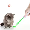 USB Charging Projection Tease-Cats Toy Multi-pattern UV Violet Tease Cat Stick Red Green Light Projector Pet Toy Kitty Training Tools ZL0757