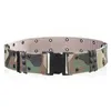 Belts High Quality Nylon Climbing Buckle Outdoor Movement Camouflage Army Green For Male Men FS0418