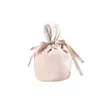 Luxury Easter Bunny Basket Gift Wrap Velvet Cute Bucket with Rabbit Ear Cartoon Eggs Tote Bag Festival Decoration DLH864