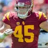 Xflsp USC Trojans Maglia da uomo cucita vintage Reggie Bush 32 OJ Simpson 14 Sam Darnold 9 Kedon Slovis 43 Troy Polamalu 55 Junior Seau