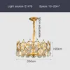 Modern LED Crystal Chandelier hängslampor för vardagsrum matsal sovrum lyxiga nordiska hängande taklampor interiör belysning fixtur