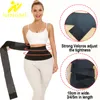 NINGMI Sweat Sauna Body Shaper Corset Waist Trainer Belt Women Slimming Fitness Belly Wrap Strap Girdle Shapers Fat 2206291020156