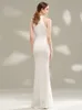 YIDINGZS Elegant Off Shoulder Sequin Evening Dress White Bodycon Maxi Dress For Women Party 18126 220510