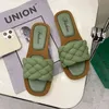 Sandalen frauen 2022 sommer neue nette flip-flop sandalen mode gewebt weichen boden oberbekleidung strand schuhe Y220412