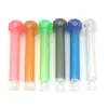 170mm Plastique + Verre Pipes Amovibles 6 Couleurs Pipe Portable Tube De Fumée Tabac Herb Porte-Cigarette Hitter Bat Personnalisable LOGO Cadeaux ZL0927