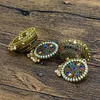 Dingle ljuskronor bollywood smycken traditionell etnisk guldton jhumka örhängen smycken för kvinnor party bär bröllopsdangel da3367007