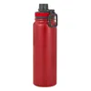 Bouteille isotherme de sport Thermos Grande capacité Bouteille d'eau en acier inoxydable Tasse de voyage Double paroi Flacon à vide Tasse thermique FY5367 0808