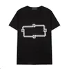 22SS herrar designer t-shirt utökad street stylet-skjortor män kläder krökta hem långa linje toppar tees hip hop basic man womens tees teese tees