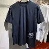 デザイナーの男性Tシャツポスター印刷カジュアル半袖Y3オーバーラップレターY-3メンズと女性TシャツコットンラウンドネックルーズTシャツ