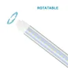 US STOCK 360 Degree T8 LED Tubes 8ft 52w R17D/HO Base led Outdoor Tube for Double Sided Signs 6000K Cool White Clear Cover 20 Packs