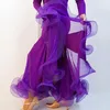 Stage Wear Style Haute Qualité Femmes Jupe De Danse De Salon Valse Moderne Standard Jupes De Flamenco Big Swing 7 Types CouleursStage