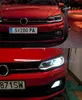 2 PCS Car Lights Parts For VW Virtus 20 19-2022 New Polo Head Lamps LED Daytime Running Light DRL Driving Light