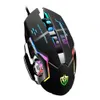 Epacket F6 Teclado Mouse Combos teclado luminoso para jogos com uma mão Ratos comem teclados de frango conectam trono do telefone móvel6493978