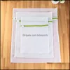 Washing Hine Underwear Lingerie Bag Mesh Bra Care Laundry Cleaning Clothing Bags Drop Delivery 2021 Racks Housekee Organization Home Garde