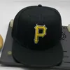 2021ピッツバーグ装着野球帽子スポーツフラットフルクローズドハットアウトドアファッションヒップホップスナップバックシャポーボーンズgorra338i
