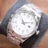 Mens Automatic Watch 904l 41mm rostfritt stål arabiska siffror Sapphire Swim Designer Watches Montre de Luxe