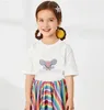 Летние маленькие девочки футболки маленькие мальчики футболка детские детские топы футболки детские бренды