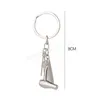 Creative Keychains Hair Dryer Scissors Comb Pendant Keychains Gift Key Rings Holder Jewelry Gifts
