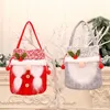 Gift Wrap -2 Pcs Drawstring Christmas Faceless Doll Storage Cinch Bag Handmade Candies Apple BagGift