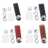 Keychains Smart Extended Compact Key Holder Organizer Clip Real Leather Keychain KeyringKeychains Fier22