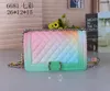 Diseñador de moda Bolsos para mujer Bolsos de la mujer bolsos de hombro de cuero bolsas de cuerpo cruzado camuflaje litchi patrón diamantes embrague billeteras de cadena de cadena bolsas de bolsas mensajero 6681.