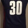 Nikivip Men UConn Huskies #30 Breanna Stewart College Basketball Jersey Size S-4XL eller Custom Alla namnnummertröjor